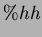$\%hh$